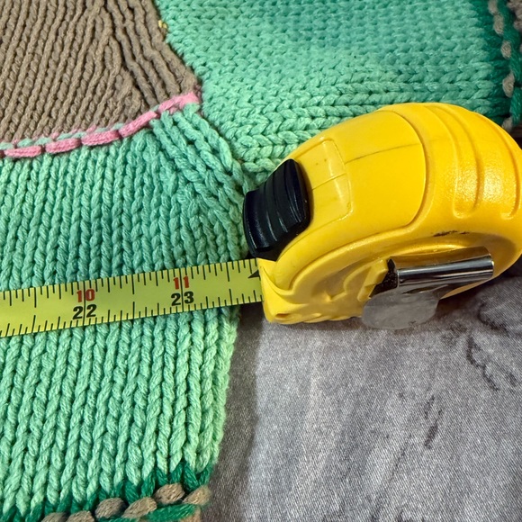 Zara Men’s V-neck color block sweater - Picture 7 of 11